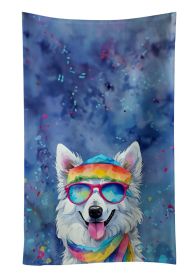 American Eskimo Hippie Dawg Kitchen Towel Dish Cloths Guest Hand Towel Decorative Bathroom Towel for Face,Tea, Dishcloth, Kitchen and Bath