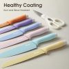 Colorful Knife Set 13 Pieces Kitchen Knives Set with Nonstick Ceramic
